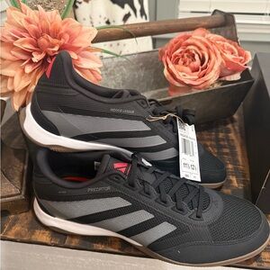 Adidas Predator League Black/Gray/White Shoes 11.5M/12.5W NWT in Box